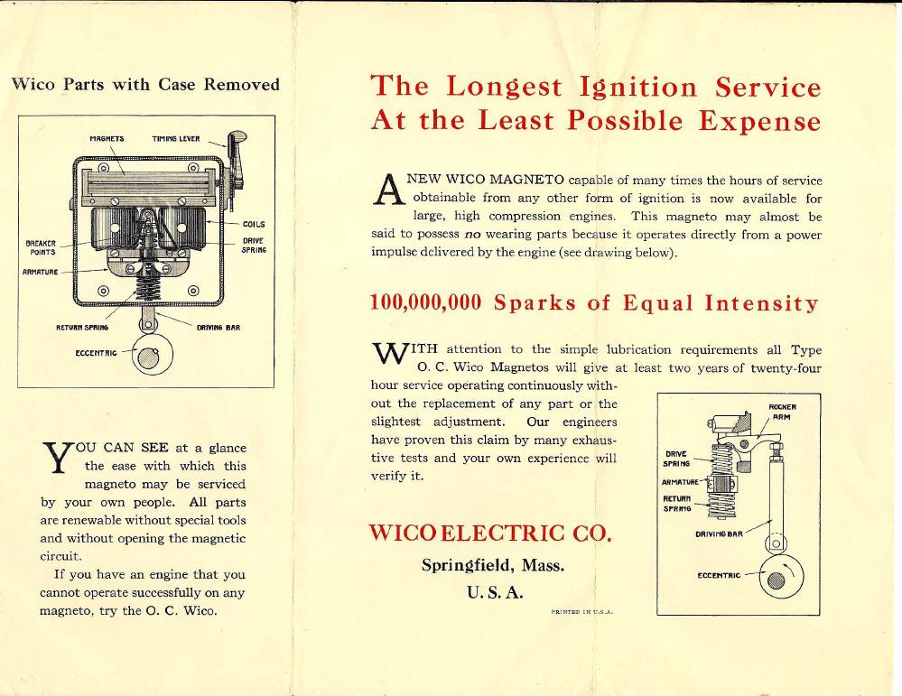 thumbnail image 2 of Wico OC & R Magneto Leadout Tower With Gasket – Hit & Miss Stationary Engine Part 2 of 6