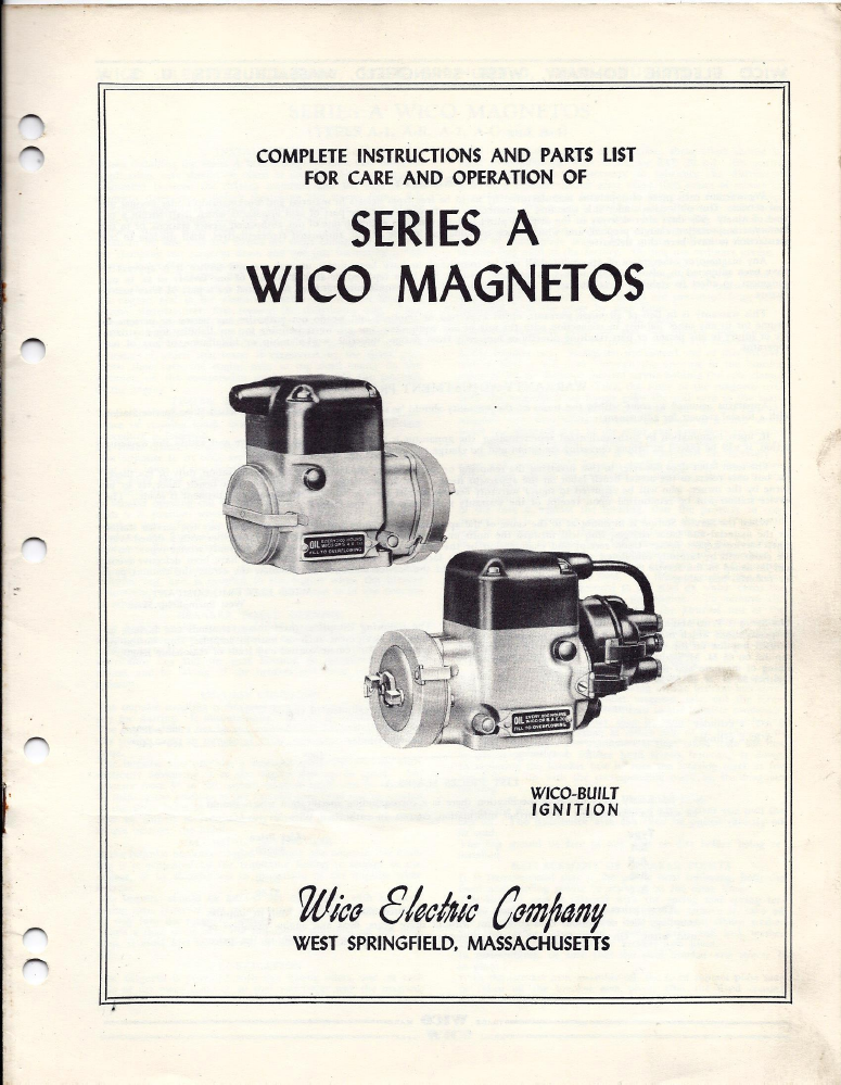 thumbnail image 2 of WICO Rotor, Points & Condenser Kit For John Deere Wico C Magneto – 17D Spec 2 of 6