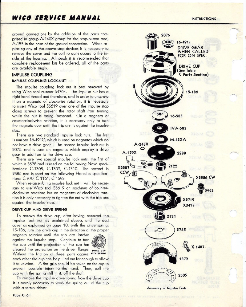 thumbnail image 2 of Fairbanks Morse Wico Type EK Magneto Service & Parts Manual (Reproduction) – Universal Fit 2 of 3